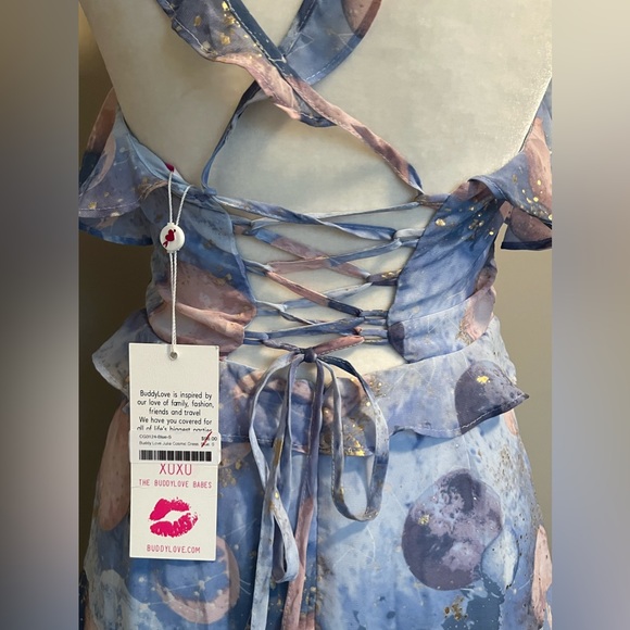 NWT -💙🩷🌸🎀Buddy Love - Julia Cosmic Dress - Picture 9 of 11